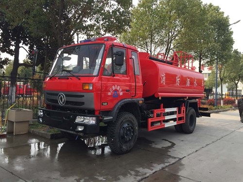 國五東風四驅10噸消防灑水車