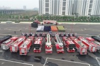 [原創]祝賀我公司消防車產品馳援武漢軍運會消防安保